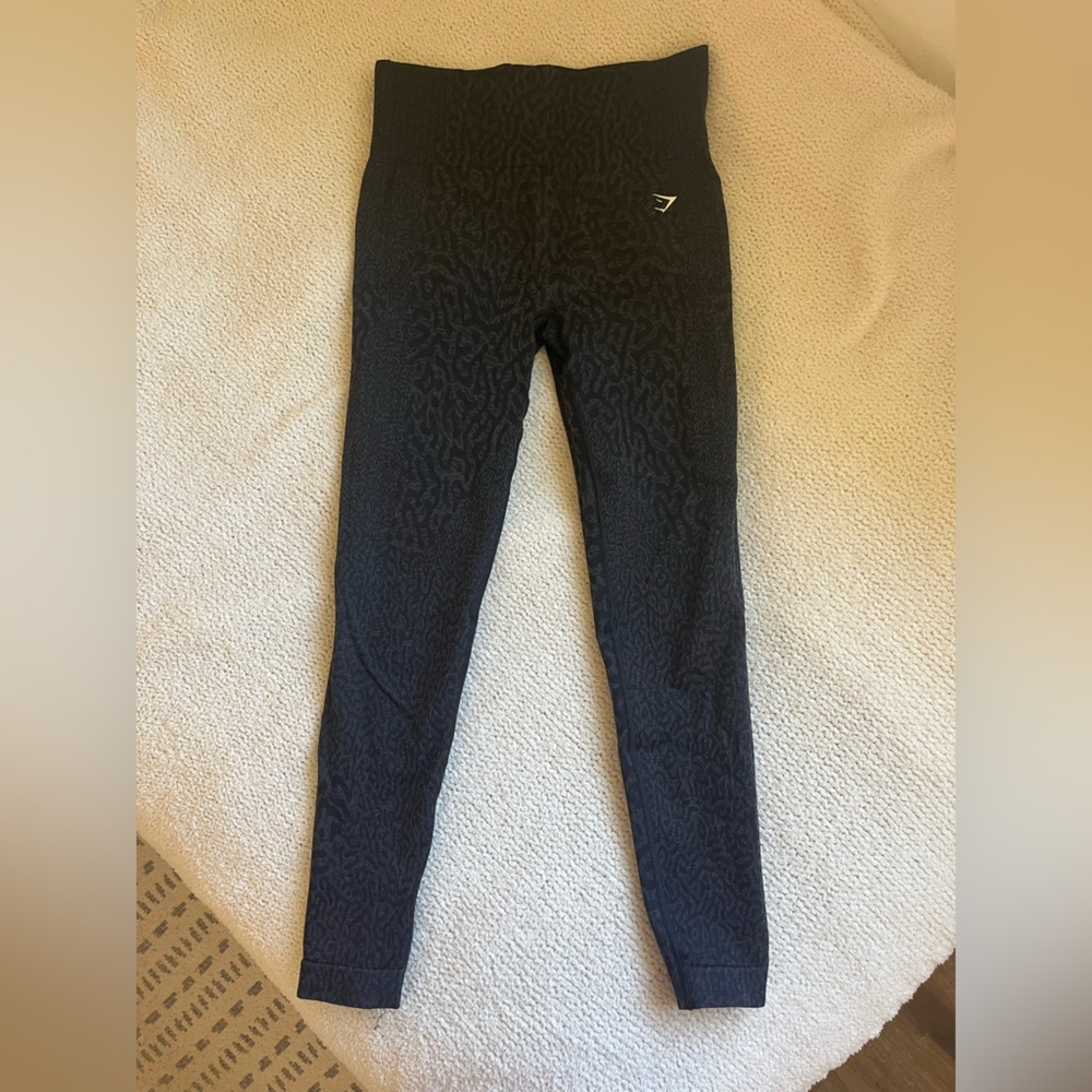 Gymshark Charcoal Patterned Leggings